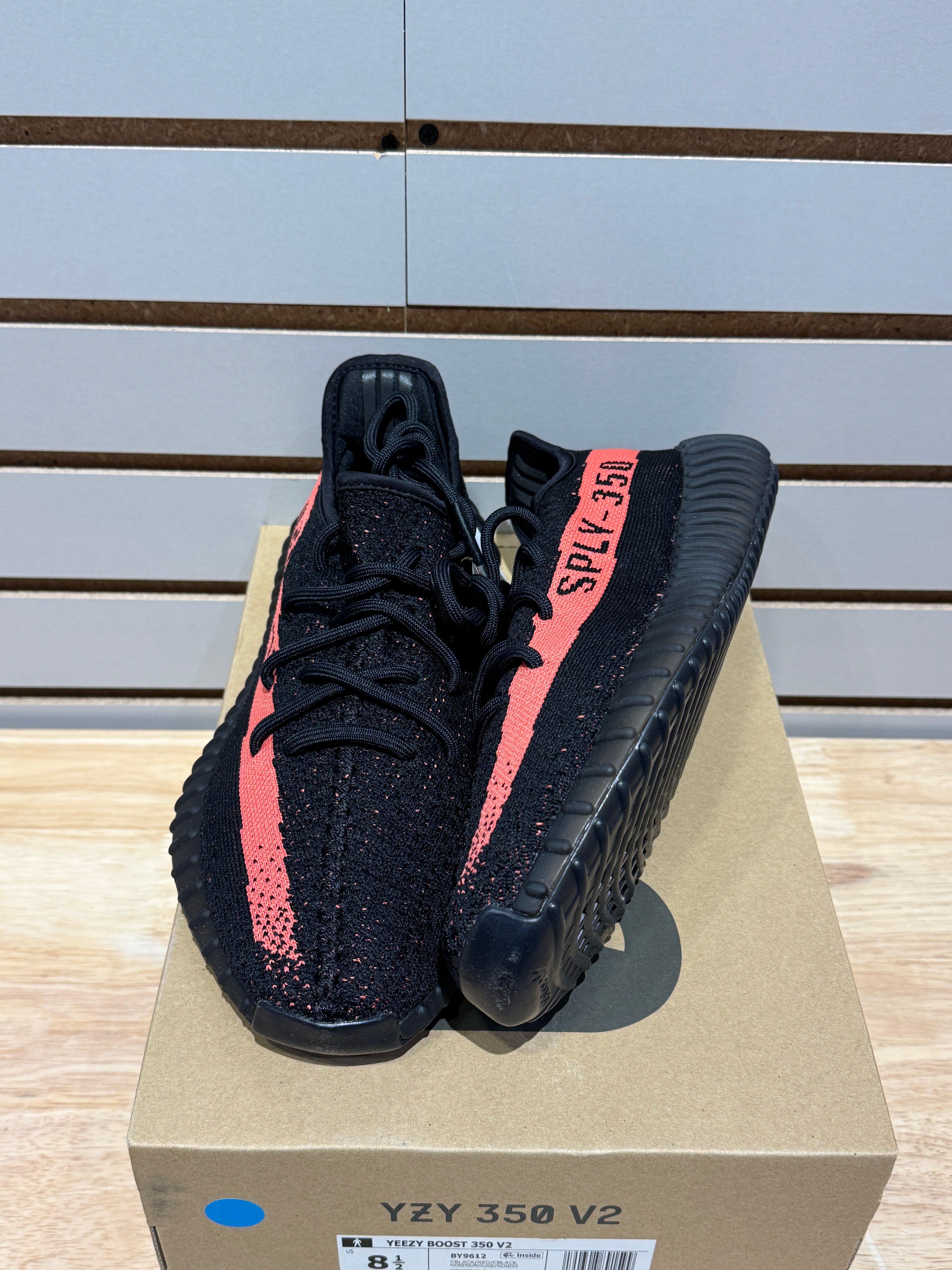 adidas Yeezy Boost 350 V2 Core Black Red Sz 8.5 – Sneak City adidas Yeezy Boost 350 V2 Core Black Red Sz 8.5 – Sneak City