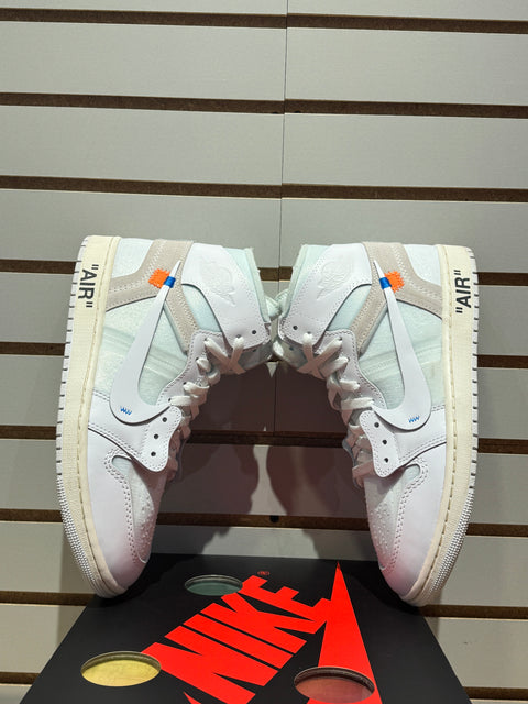 Jordan 1 Retro High Virgil Abloh Archive Alaska Sz 10