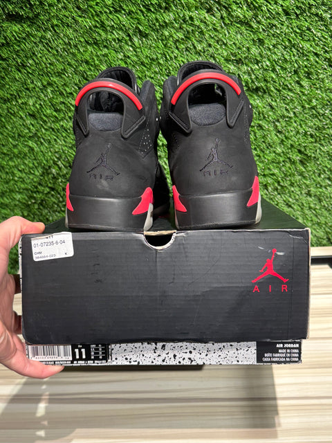Jordan 6 Retro Infrared Black (2014) Sz 11