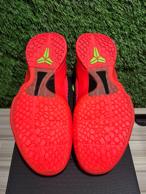 Nike Kobe 6 Protro Reverse Grinch Sz 10.5