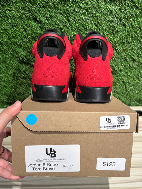 Jordan 6 Retro Toro Bravo Sz 10