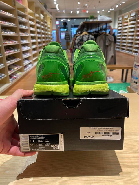 Nike Kobe 6 Protro Grinch (2020) Sz 10