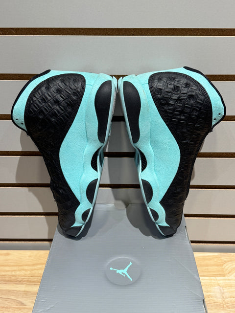 Jordan 13 Retro Black Island Green Sz 10.5