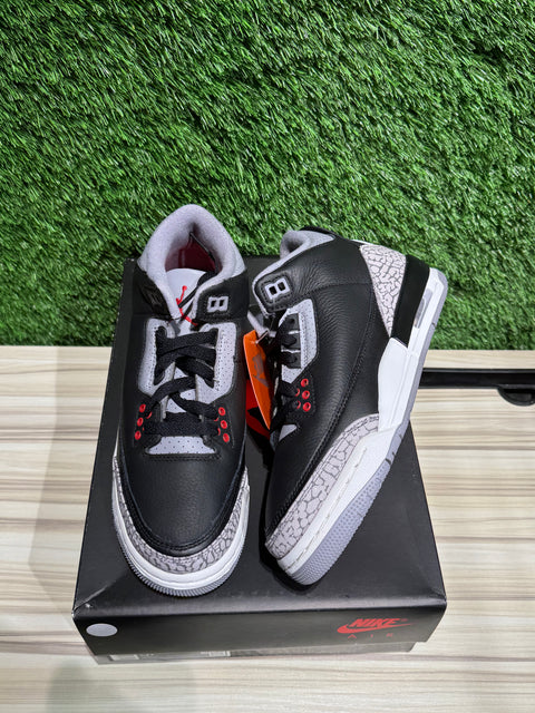 Jordan 3 Retro Black Cement (2024) (GS) Sz 5.5Y