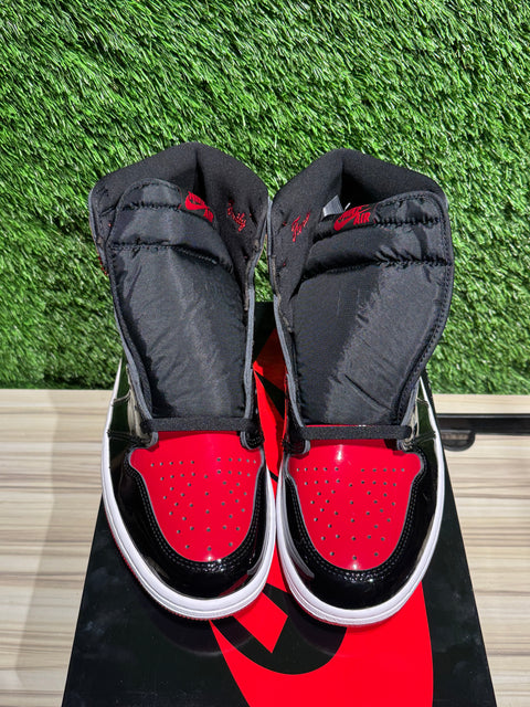 Jordan 1 Retro High OG Patent Bred Sz 12