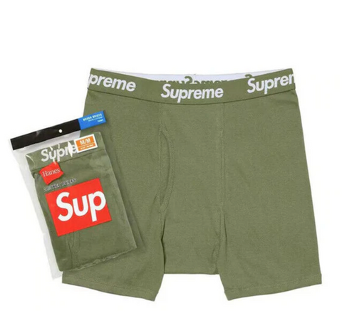 SUPREME Hanes Boxer Briefs (2 Pack)