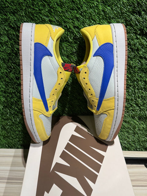Jordan 1 Retro Low OG SP Travis Scott Canary (Women's) Sz 6M/7.5W
