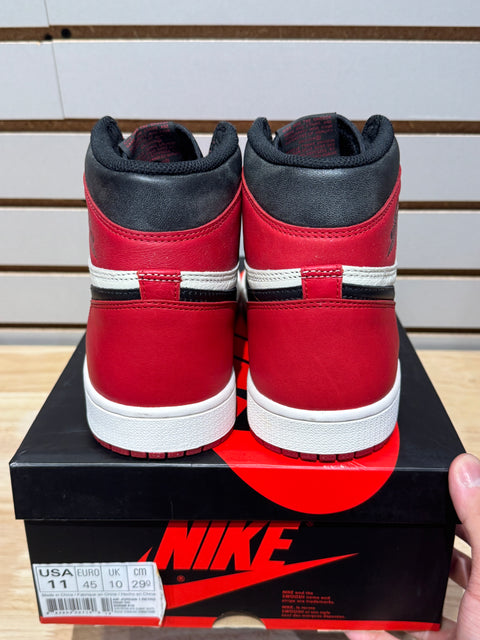Jordan 1 Retro High Bred Toe Sz 11