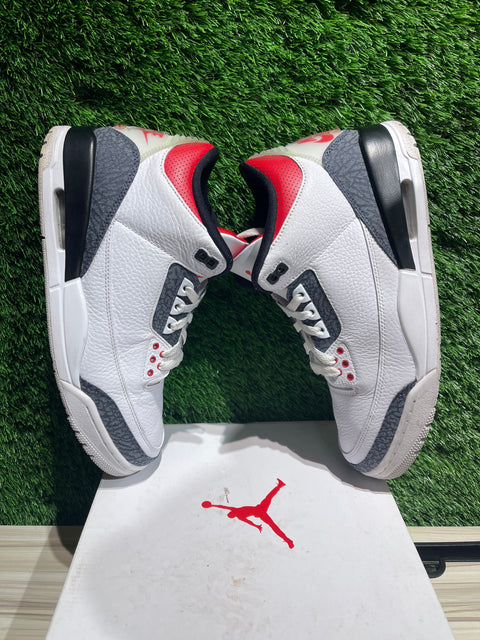 Jordan 3 Retro SE Fire Red Denim (2020) Sz 10.5