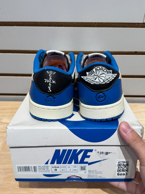 Jordan 1 Retro Low OG SP Fragment x Travis Scott Sz 8