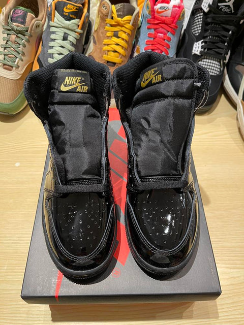 Jordan 1 Retro High Black Metallic Gold (2020) (GS) Sz 5Y/6.5W