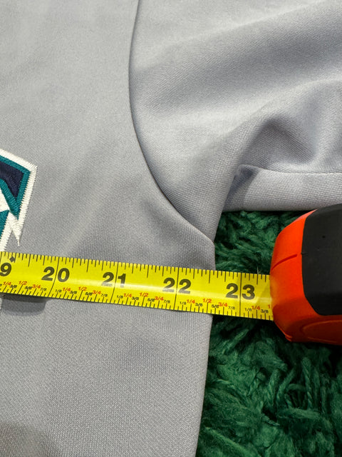 Seattle Mariners Majestic Apparel Embroidered Road Jersey Sz M