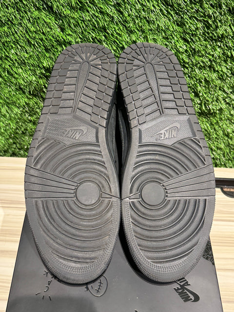 Jordan 1 Retro Low OG SP Travis Scott Black Phantom Sz 12M