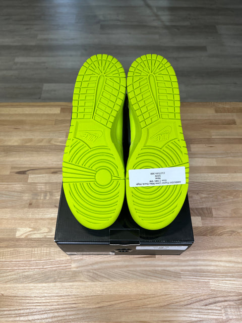 DS AMBUSH Flash Lime Nike Dunk High Sz 7.5M/9W