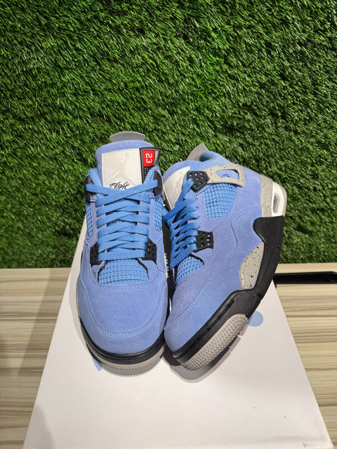 Jordan 4 Retro University Blue Sz 9.5M