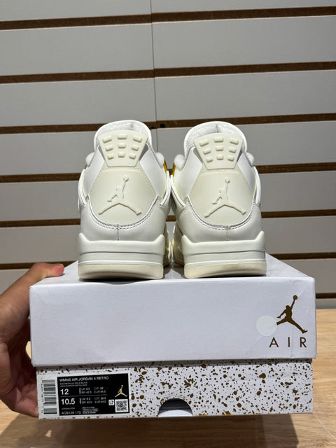 Jordan 4 Retro Metallic Gold (Women's) Sz 10.5