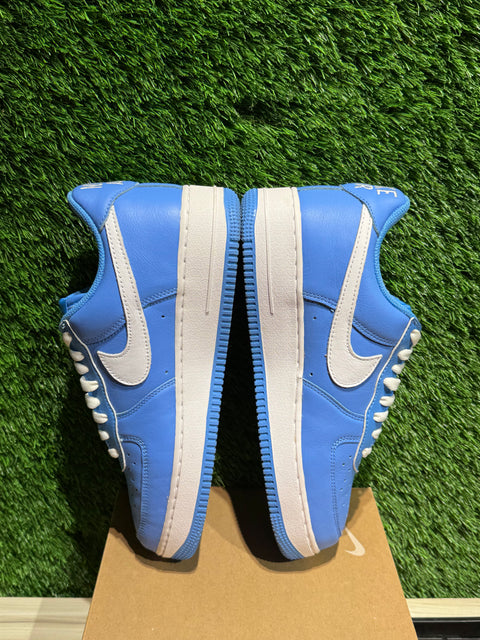 Nike Air Force 1 Low '07 Retro Color of the Month University Blue Sz 9M