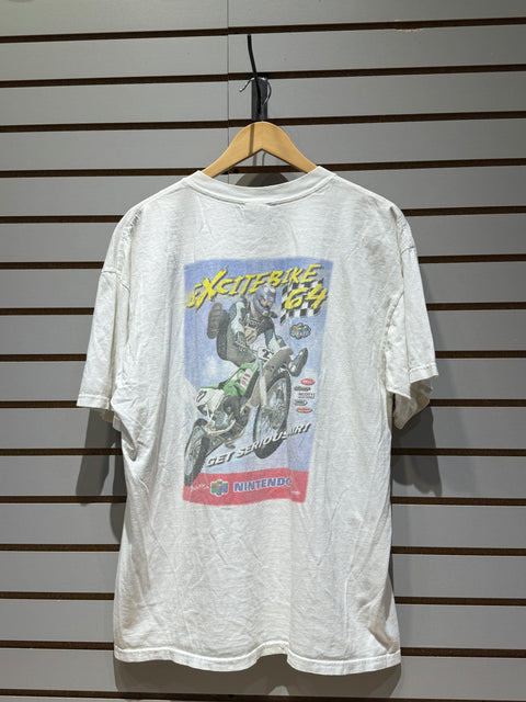 VIntage Nintendo Excitebike Nintendo 64 Promo Tee Sz XL