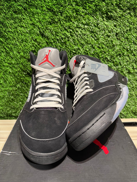 Jordan 5 Retro OG Black Metallic Reimagined Sz 14M