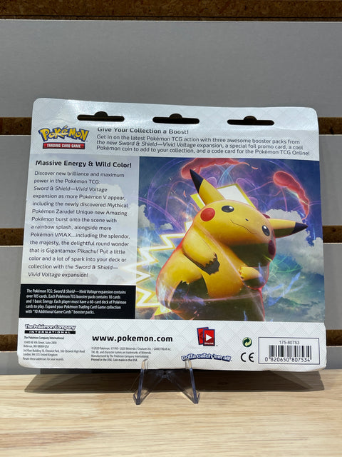Pokémon Vivid Voltage 3 Pack Blister