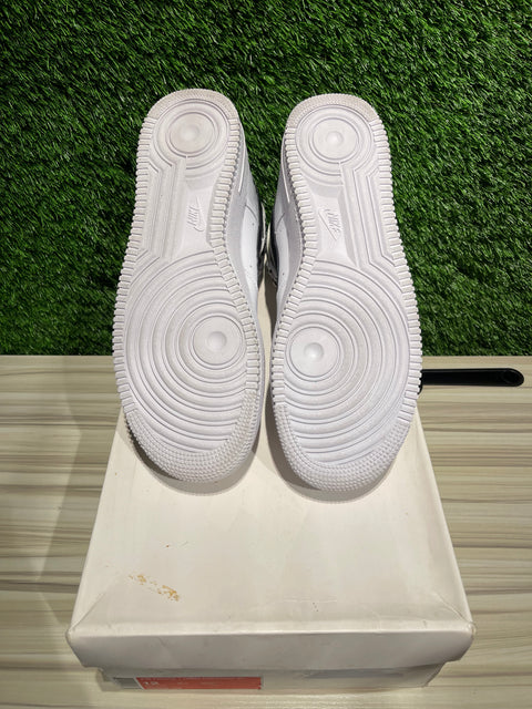 Nike Air Force 1 High Supreme World Famous White Sz 12M