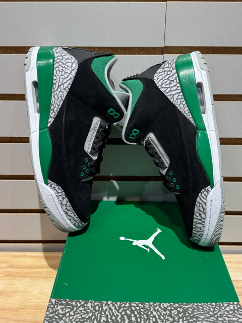 Jordan 3 Retro Pine Green Sz 9.5