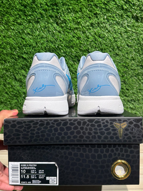 Nike Kobe 6 Protro Caitlin Clark Light Armory Blue Sz 10