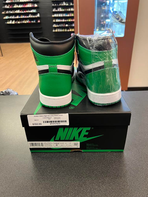 Jordan 1 Retro High OG Lucky Green Sz 8.5