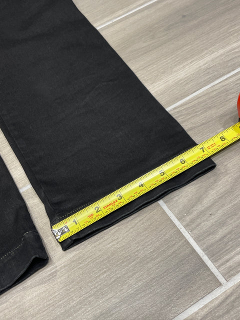 Rick Owens DRKSHDW Black Waxed Cargo Pants