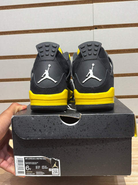 Jordan 4 Retro Thunder (2023) (GS) Sz 6Y