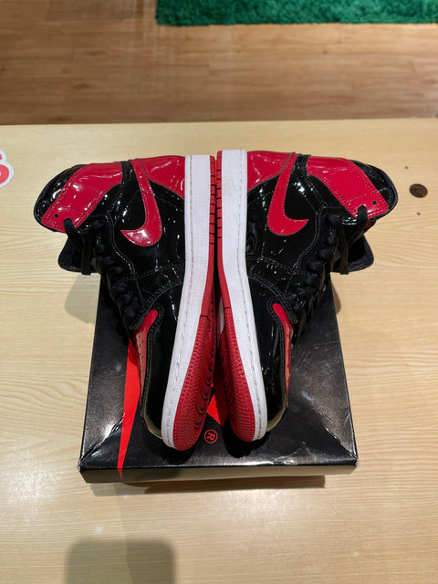 Jordan 1 Crib Bootie Bred Patent (I)