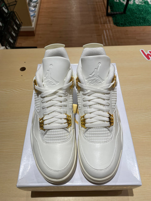 Jordan 4 Retro Metallic Gold (Women's)