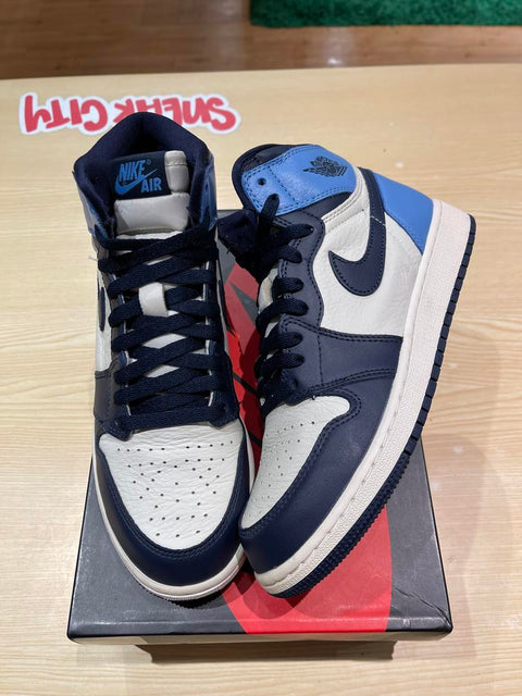 Jordan 1 Retro High Obsidian (GS) Sz 7Y