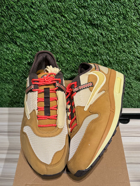 Nike Air Max 1 Travis Scott Cactus Jack Wheat Lemon Drop Sz 12M