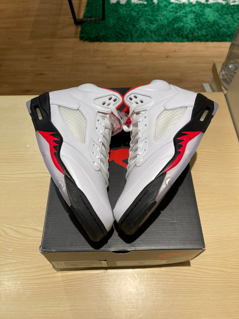 Jordan 5 Retro Fire Red Silver Tongue (2020)