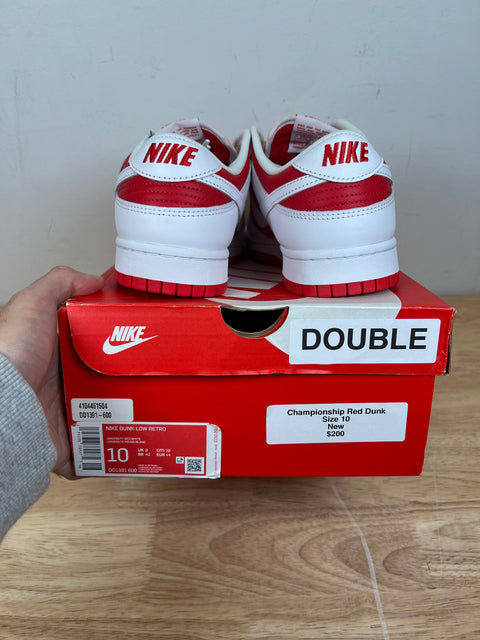 Nike Dunk Low Championship Red (2021)