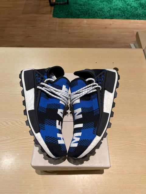 adidas NMD Hu Pharrell x BBC Blue Plaid