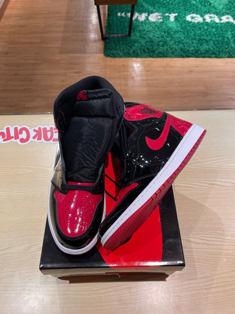 Jordan 1 Crib Bootie Bred Patent (I)