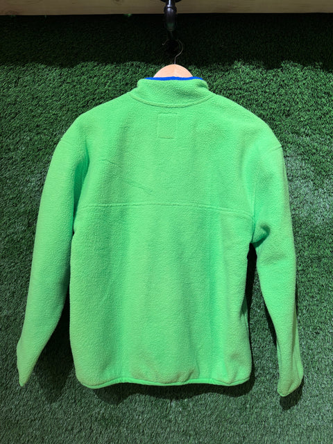 NWT Unique GAP Y2k Neon Green Snap T Arctic Fleece Sz Youth XXL