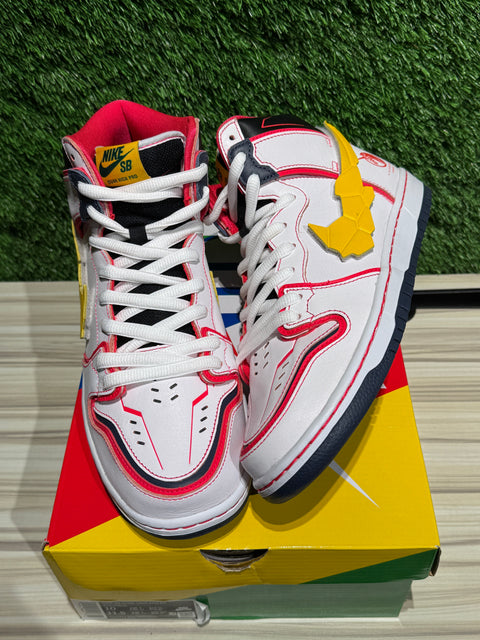 Nike SB Dunk High RX-0 Unicorn Gundam Sz 10