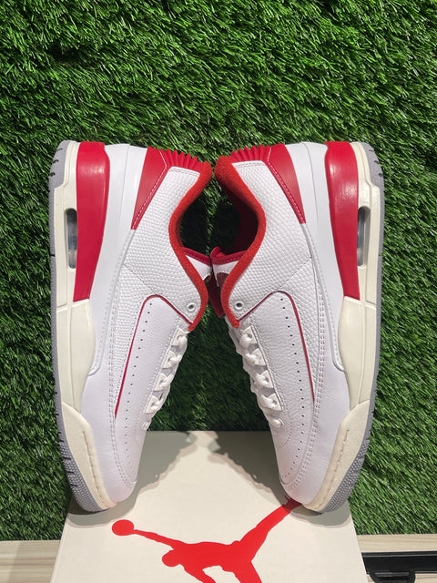 Jordan 2/3 White Varsity Red
