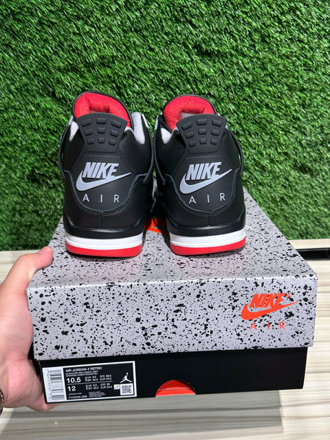 Jordan 4 Retro Bred Reimagined Sz 10.5M
