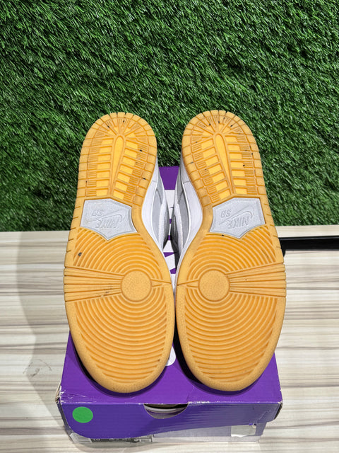 Nike SB Dunk Low Pro ISO Orange Label Wolf Grey Gum Sz 8.5M