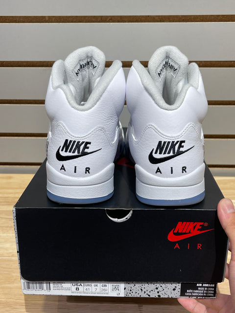 Jordan 5 Retro White Metallic (2026) Sz 8.5