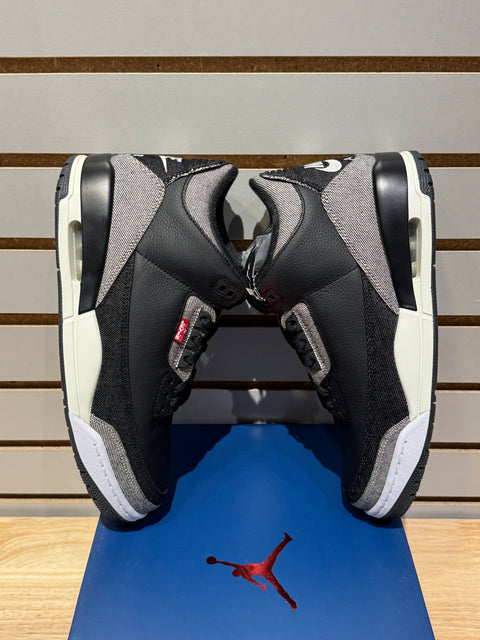 Jordan 3 Retro Levi’s Black Sz 11