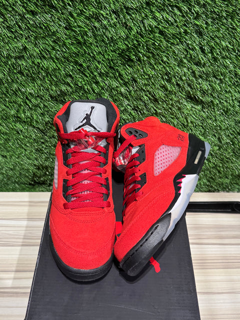 Jordan 5 Retro Raging Bull Red (2021) (GS) Sz 5.5Y