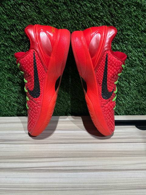 Nike Kobe 6 Protro Reverse Grinch Sz 10.5M