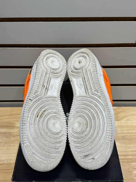 Nike Air Force 1 Low Just Do It Pack Orange Sz 9.5