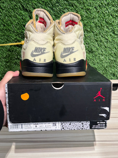 Jordan 5 Retro Off-White Sail Sz 9M