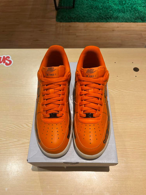 Nike Air Force 1 Low Orange Skeleton Halloween (2020) Sz 10